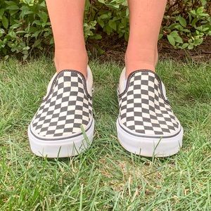 Vans Unisex Checkerboard Slip On